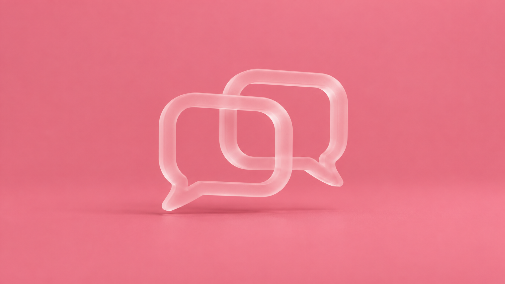 Translucent speech bubbles representing policy dialogue.
